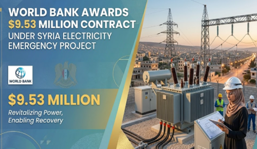 World Bank Awards $9.53 Million Contract Under Syria Electricity Emergency...